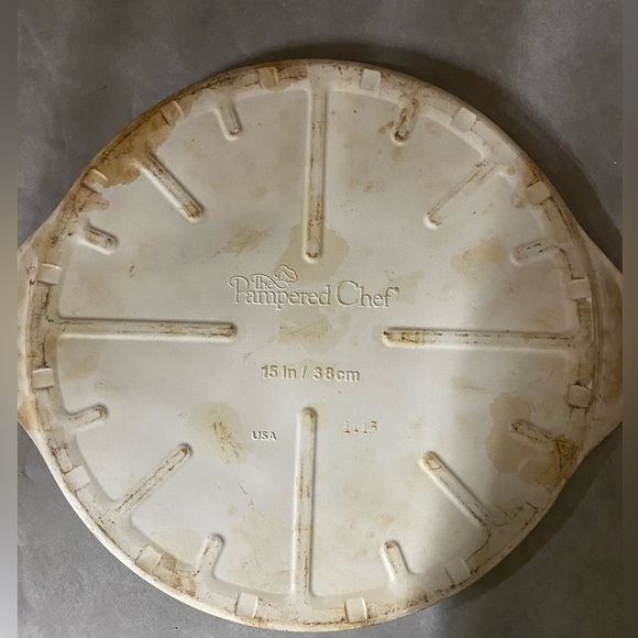 Pampered Chef Kitchen Pampered Chef 5 Pizza Stone Poshmark